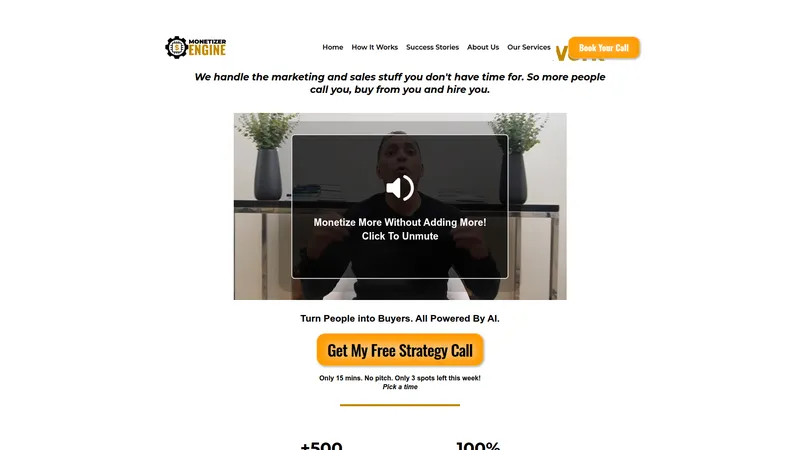 Monetizer Engine screenshot