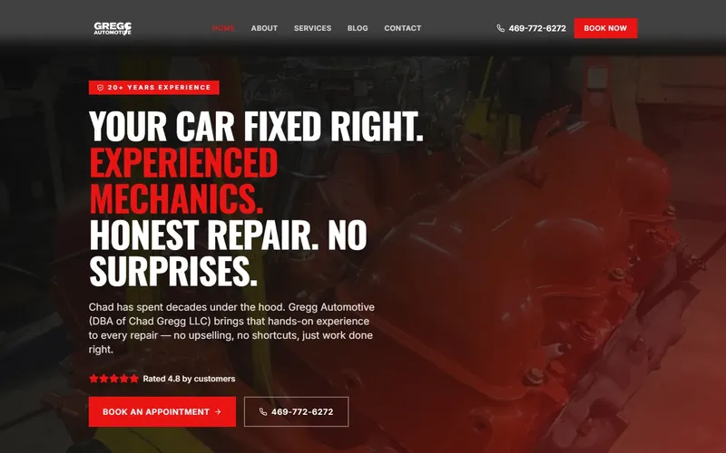 Gregg Automotive website