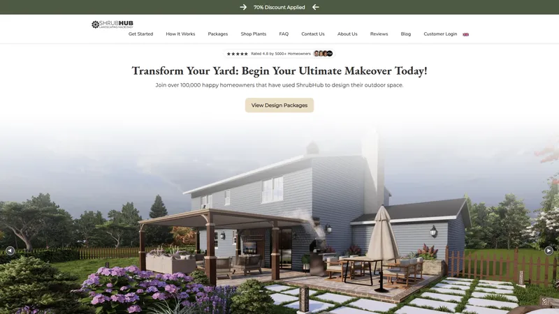 ShrubHub website (2023 capture)