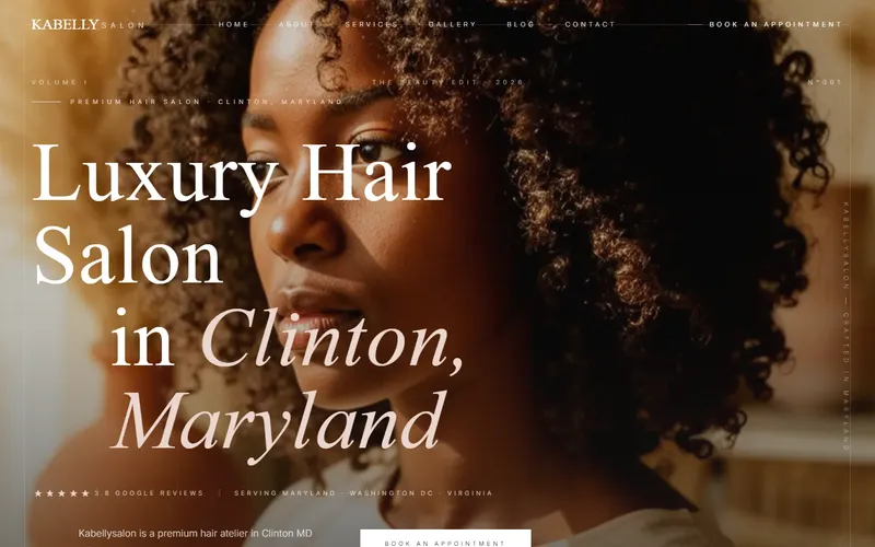 Kabelly salon website