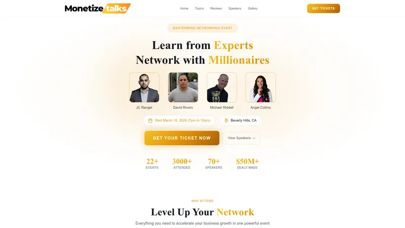 Monetize Talks screenshot