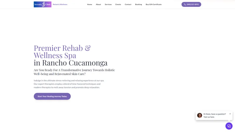 Serenity J Clinic screenshot
